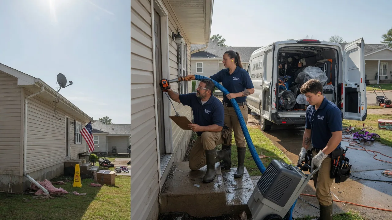 Ceiling Water Damage Restoration in Zenda, WI near me